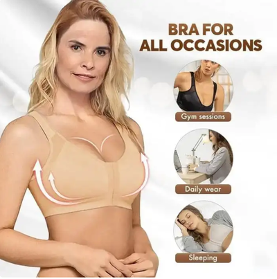 SupportEmbrace Posture Bra: Back Support & Contouring for Full-Chested Women