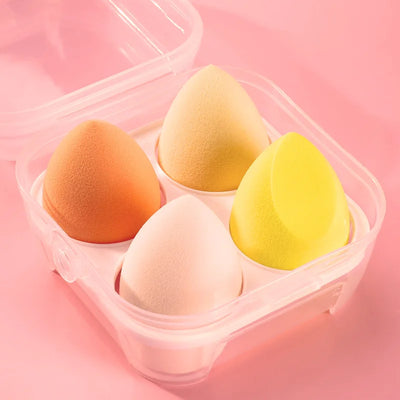 Flawless Finish Beauty Egg Makeup Blender - 4 Piece Set